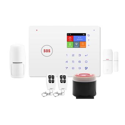 China 2016 New Product GSM WIFI Home Alarm System Support IP Camera! Wireless TCP/IP Cloud Server GPRS Home Alarm System Kit for sale