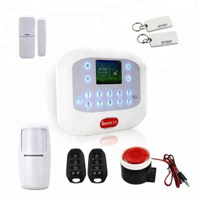 China GSM PSTN Dual Network Home Alarm System With ADEMCO Contact ID Protocol for sale