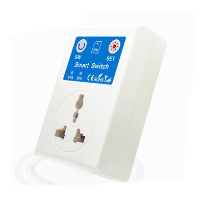 China GSM Control Socket 2200W Rated Power GSM Power Socket Outlet Suitable For EU/US UK Standard for sale