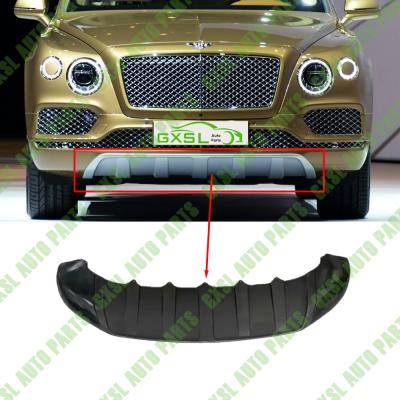 China Voor Bentley Bentayga 2016-2019 voorste bumper onderste spoilerhoes (PP-materiaal) OEM 36A807093 36A807093B Te koop