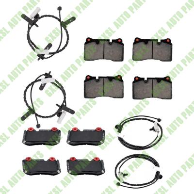 Cina Per Aston Martin BD9 Fraont & Rear Brake Pad Kit + Free Sensor OEM 7G43-2C562-AA 7G43-2D007-AA in vendita