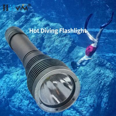 China HISWIM D170 XHP70.2 Emergency Led Torch Professional Underwater Diving 4000lumen Diving Flashlight High Quality for sale