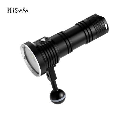 China Hot Sale 4000lm Underwater Cave Factory Torch Scuba Diving Equipment Swimming Pool Camping Dive Lights Led Underwater Dive Video Light for sale