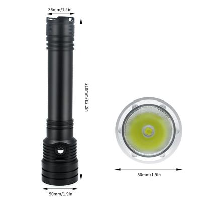 China Emergency D150 XHP50 High Power 2000lumen Immerse 50M Waterproof Dive Torch with 18650 or 26650 Batteries LED Dive Lights for sale