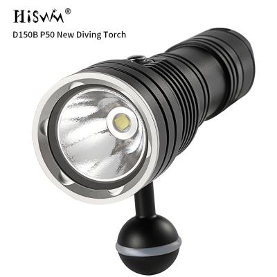 China Hot Sale Camping IP68 20-40M Dive Lights P50 SST40 2000LM Underwater with 18650 or 26650 batteries MINI Torch Led Flashlights for sale