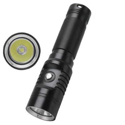 China Camping 1000 Lumen 21700 Battery Aluminum Waterproof Rechargeable Led Dive Torch Flashlight OEM for sale