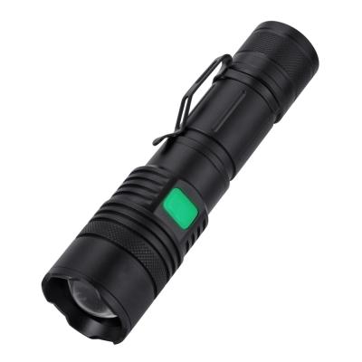 China Camper Led Torch Light DX37 4 in1 Multi Color Led Zoom Tactical Flashlight Red White Green Blue Outdoor Home Work Fishing Hunting Light for sale