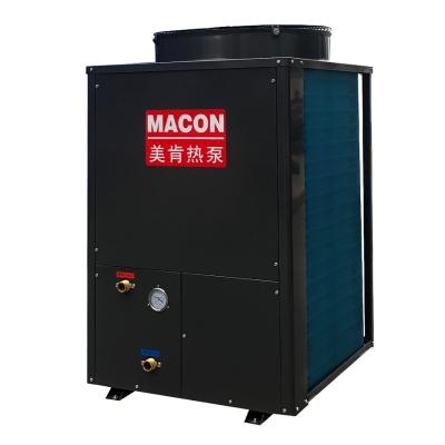 China Macon Top Outdoor Fan 17.5kw Air Source Heat Pump Water Heater For Domestic Hot Water for sale