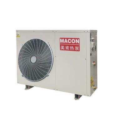 China Macon 8kw heat pump inverter DC inverter outdoor heating air to water heat pump with built-in water pump for sale