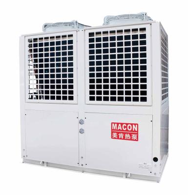 China Macon R134A&R410A Outdoor Two Stage Strong Heat High Outlet Water Temperature Air Source Heat Pump for sale