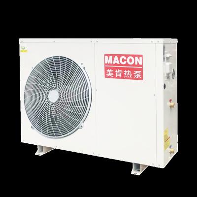 China MACON air source heat pump r410a R32a outdoor air to water heat pump inverter for sale