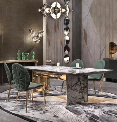 China Hot Sale Modern Luxury Italy Design Marble Dining Table (Other) Adjustable for sale