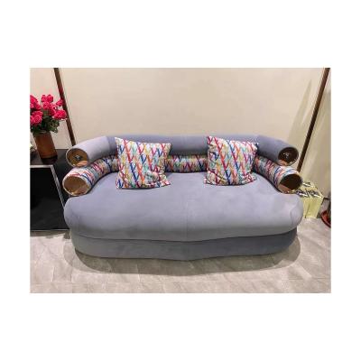 China 2022 Customization SUNSTAR Sofa Modern Luxury 3 Seater Sofa Set Hotel Velvet Fabric Sofa Living Room Furniture Villa for sale