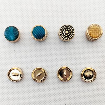 China New Arrival Gold Color Washable Stocking Metal Sew Leg Button For Clothes / Shirt for sale