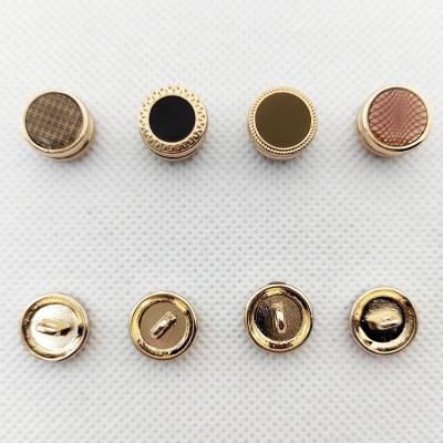 China Rts 2022 New Design Washable Square Gold Rhinestone Hollow Sewing Leg Button For Garment for sale