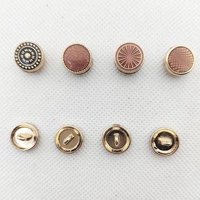 China Gold Washable Military Anchor Brass Button 22 mm For Coat Jacket ODM Uniform Metal Snap Buttons Cover For Shirt Brass Custom Logo for sale