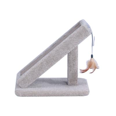 China Multi Viable Unique Design Pet Furniture Cat Tree Scratcher For Small Medium Cats With Catnip for sale