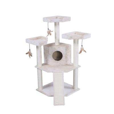 China Sustainable Cat Tree Play House Climber Activity Center Multi-Level Tower Cat Scratch Post for Kittens for sale