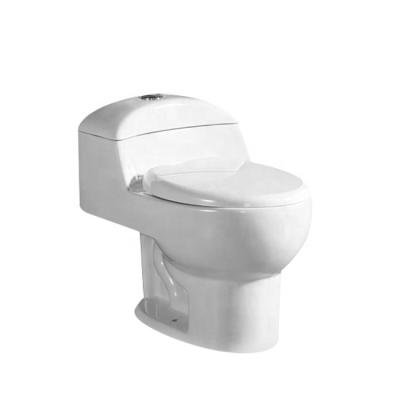 China Double-Flow High Quality Siphonic One-Piece Bathroom Toilet Ceramic Toilet Bowl Commodes #2012 for sale