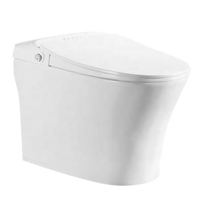 China Auto Operation Bathroom Wholesale Restroom Toilet Seat Cover One-Piece Automatic Flushing Smart Toilet for sale