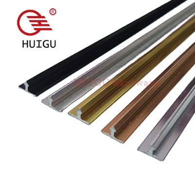 China Traditional Supplier Aluminum Profile T Shape Aluminum Tile Trim Flooring Accessories for sale