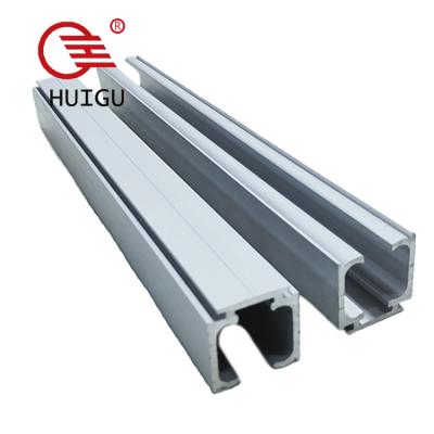 China HG-1015 Modern Hot Selling Aluminum Sliding Door Rail Profiles Guide Rail for sale