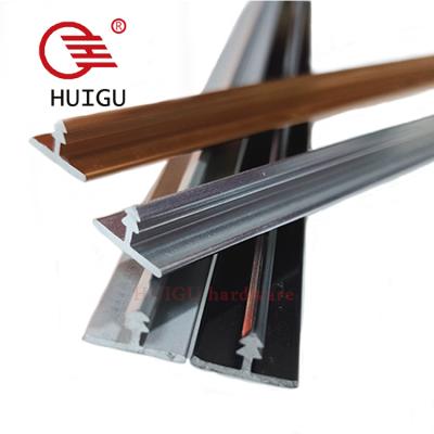 China HUIGU Modern Hardware Hot Sale Aluminum Corner Strips Flexible Aluminum Trim Ceramic Tile Trim for sale