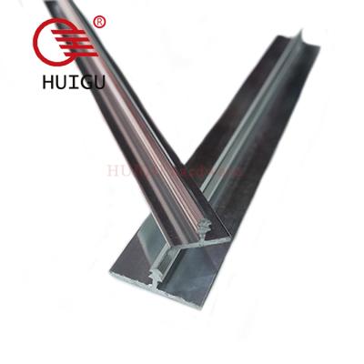 China Modern T Shaped Aluminum Utility Mat Trim Profile Cover Strips For Carpet And Flooring Edge Corner Trim for sale