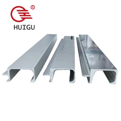 China HUIGU Traditional Extruded Silver/Bright White Aluminum Profile/Aluminum Profile G Sand Aluminum Handle for sale