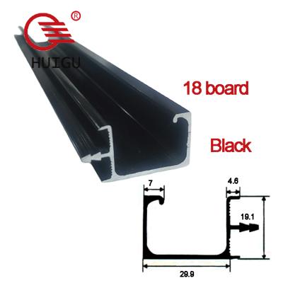 China Traditional Black Aluminum Door Handle And J Profile Handle Aluminum for sale