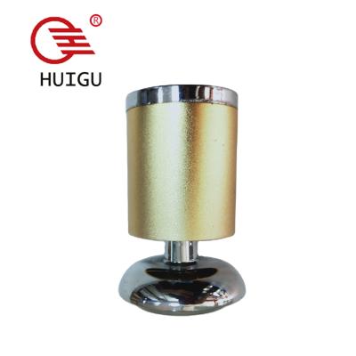 China Strong Stain Gold Furniture Parts CUP Shape Sofa Leg Metallic Furniture Legs for sale