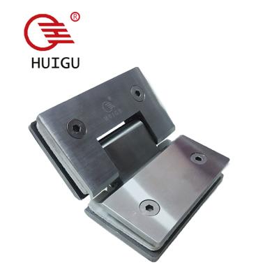 China Modern Bathroom Glass Flange 135 Degree Glass Hinge Shower Door Pivot Glass Hinge for sale