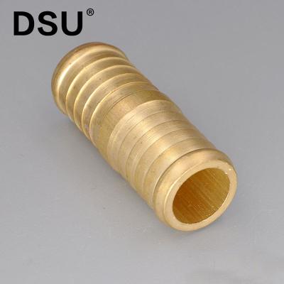 China Connect Pipes Union Brass Barbed Clamp Burr Straight Joiner Brass Hose Fittings Barb Hose Fittings for sale