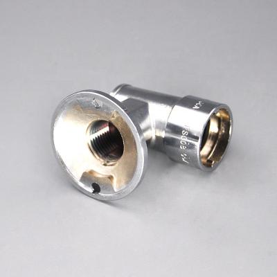 China Gas Floor and Wall Mounted Bayonet Socket for Caravan RV BBQ Push Lock Angled Connector for sale