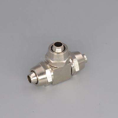 China Brass Equal Gas Tee Union Brass Equal Gas Pipe Fitting Tee for sale