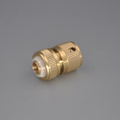 China Brass Quick Connector Garden Hose Coupling Garden Tools Brass Fitting For Garden Hose Adapter 1/2