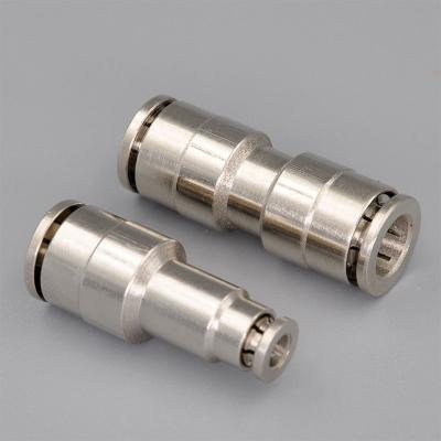 China Hotels China Supplier MPUC Connector Brass Straight Flattening Air Pneumatic Quick Fitting for sale