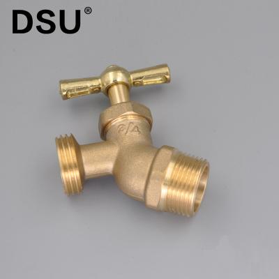 China Male Thread Basin Forged Equal Faucet /brass bibcock faucet for sale