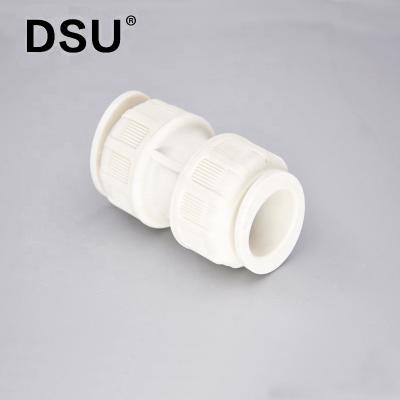 China Water Pipe System Plastic Equal Pipe Fittings Coupler 25mm for sale