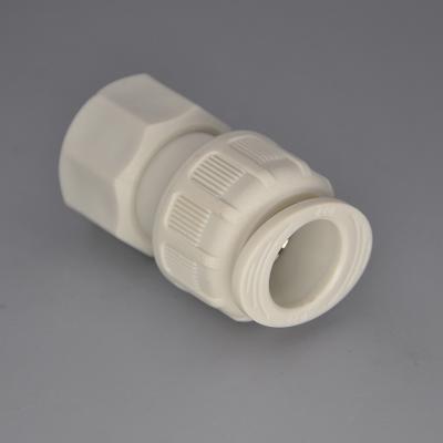 China Plastic Speedfit Water Push Tubing Fitting Fittings Female Straight Coupler 25mmxF3/4