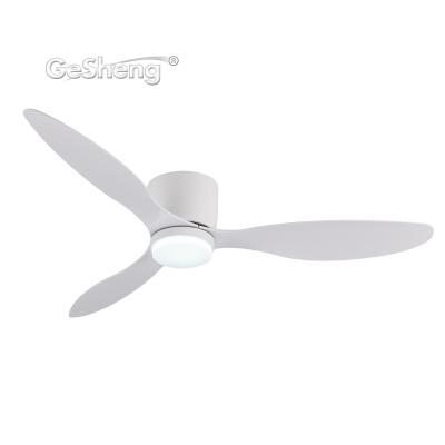 China Modern Decorative White bldc DC Modern Decorative Light 3 ABS Blades Remote Control Fan Ceiling Chandelier With Fan for sale