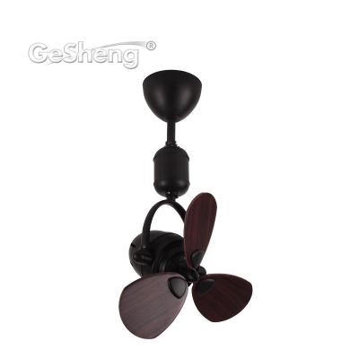 China 16 Inch Multi Angle Small Rotating Remote Control Ceiling Fan Fan Plywood Mini Multi Rotating Blades for sale