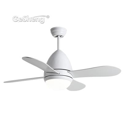 China 48 Inch Modern Simple White Bldc Plywood Blades DC Fan Chandelier Remote Control Fan Light for sale