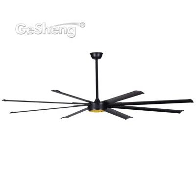 China Forward and Reverse 80 Inch 100 Inch Large 8 Metal Blades Fan DC High Speed ​​Motor Remote Control Industry Ceiling Fan for sale