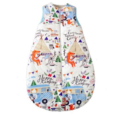 China Antibacterial Baby Car-Seat Fitted Travel-Slot Design Animal Printed Reversible Baby Sleeping Bag for sale