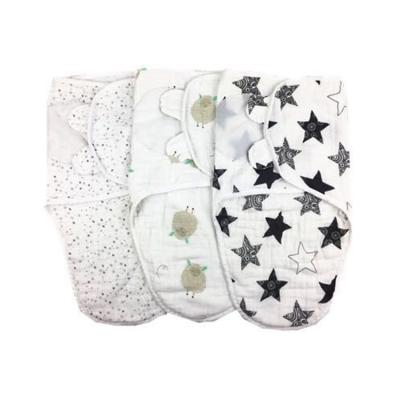 China Antibacterial High Quality Muslin Sleeping Bag Wrap For Infants for sale