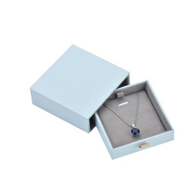 China Fancy Custom Logo Printed Cardboard Sliding Drawer Jewerly Storage Box Gift Box For Jewelry Necklace Bracelet Gift Paper Box With Foam Insert for sale