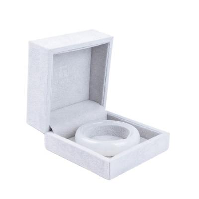 China Wholesale Jewerly Storage Customized White Gray Velvet Jewelry Storage Gift Box For Earrings Necklace Set Velvet for sale