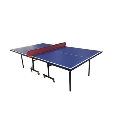 China Sports Activities Wholesale Price Blue Steel and SMC Small Portable Table Tennis Table for Sports Fitness Equipment for sale