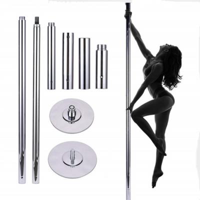 China Portable Professional Steel Tube Pole Dance Stripper for Home, Club, Chromeplated 45mm Bar for sale